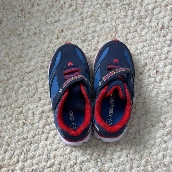 Disney Blue and Red Sneakers with Fun Design - Picture 2 of 4